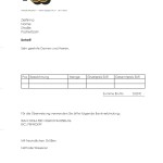 Rechnungsbogen